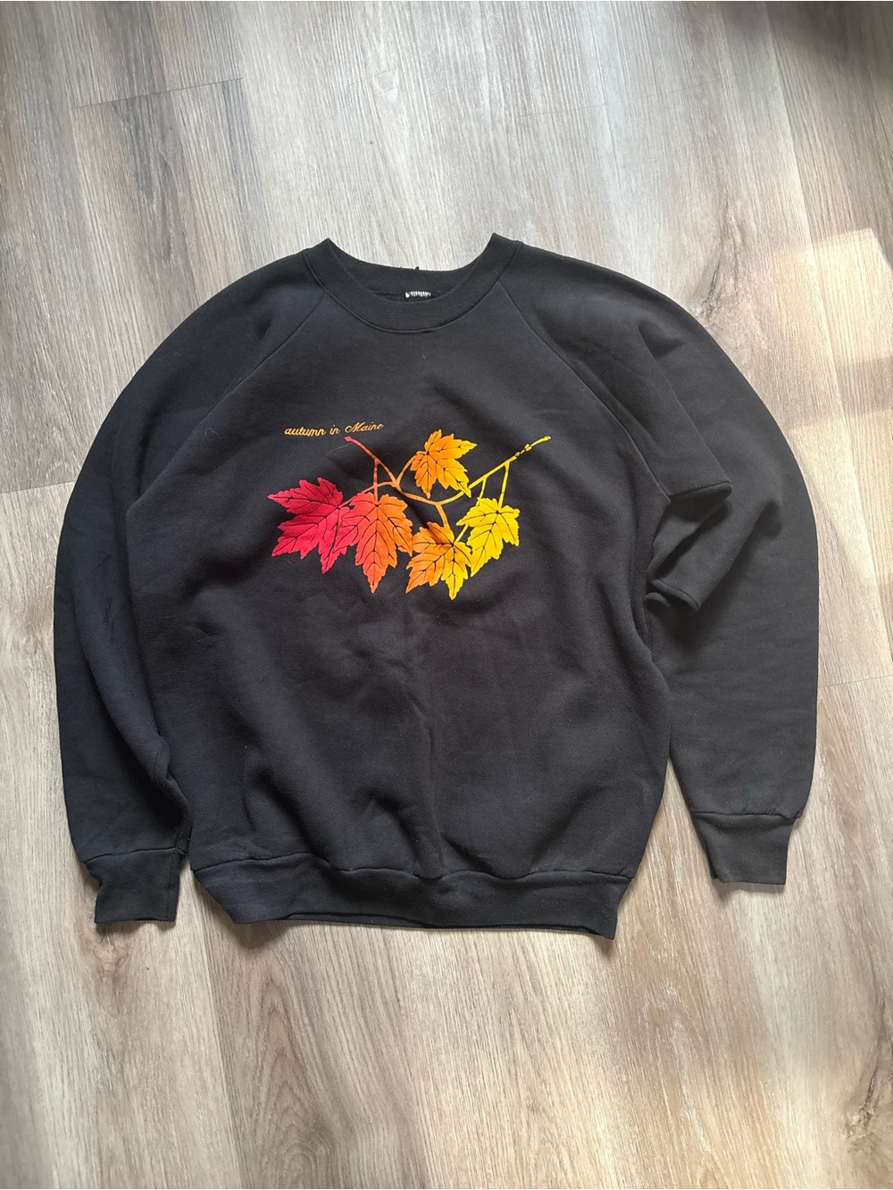Vintages 90’s autumn in Maine crewneck sweatshirt